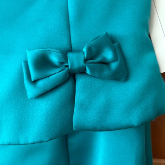 NWT Scott McClintock Petites Vintage Formal Gown Prom Dress Size 6 Turquoise - Picture 13 of 13